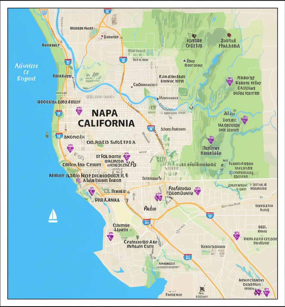 Map showing office location